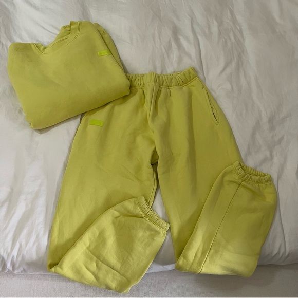 New! SET ACTIVE Sweat Set in Highlighter. Size Small. - Picture 3 of 9